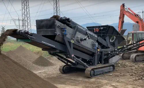 Мобильный грохот на гусеничном шасси Kompatto 104