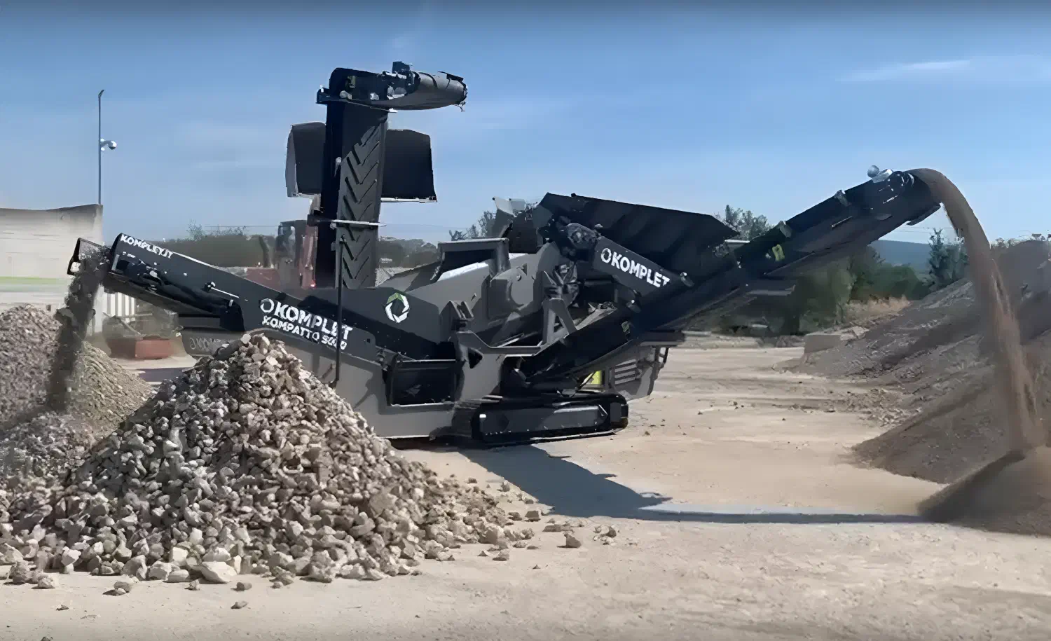 Вибрационный скальпирующий грохот для крупного материала Kompatto 5030