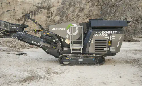 Компактная щековая дробилка для работы в помещениях Komplet K-JC 604