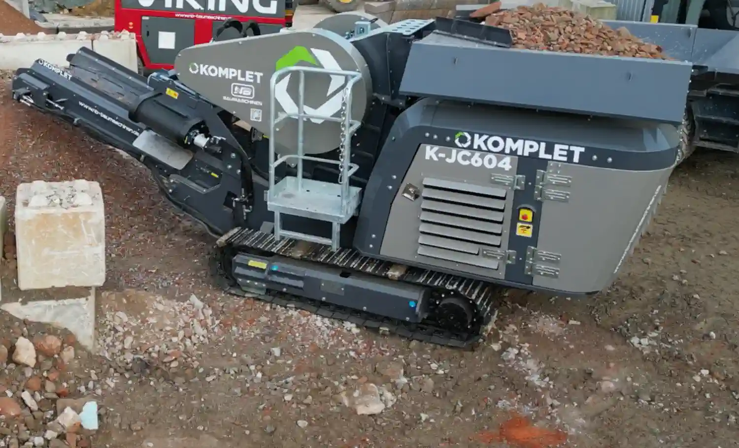 Компактная мобильная дробилка для ограиченного пространствах K-JC 604