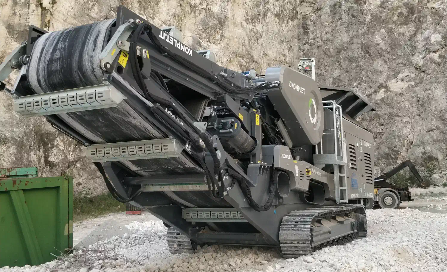 Универсальная щековая дробилка для твердых материалов Komplet K-JC 805