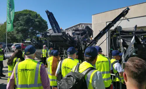 KOMPLET представил новые модели мобильных грохотов и дробилок