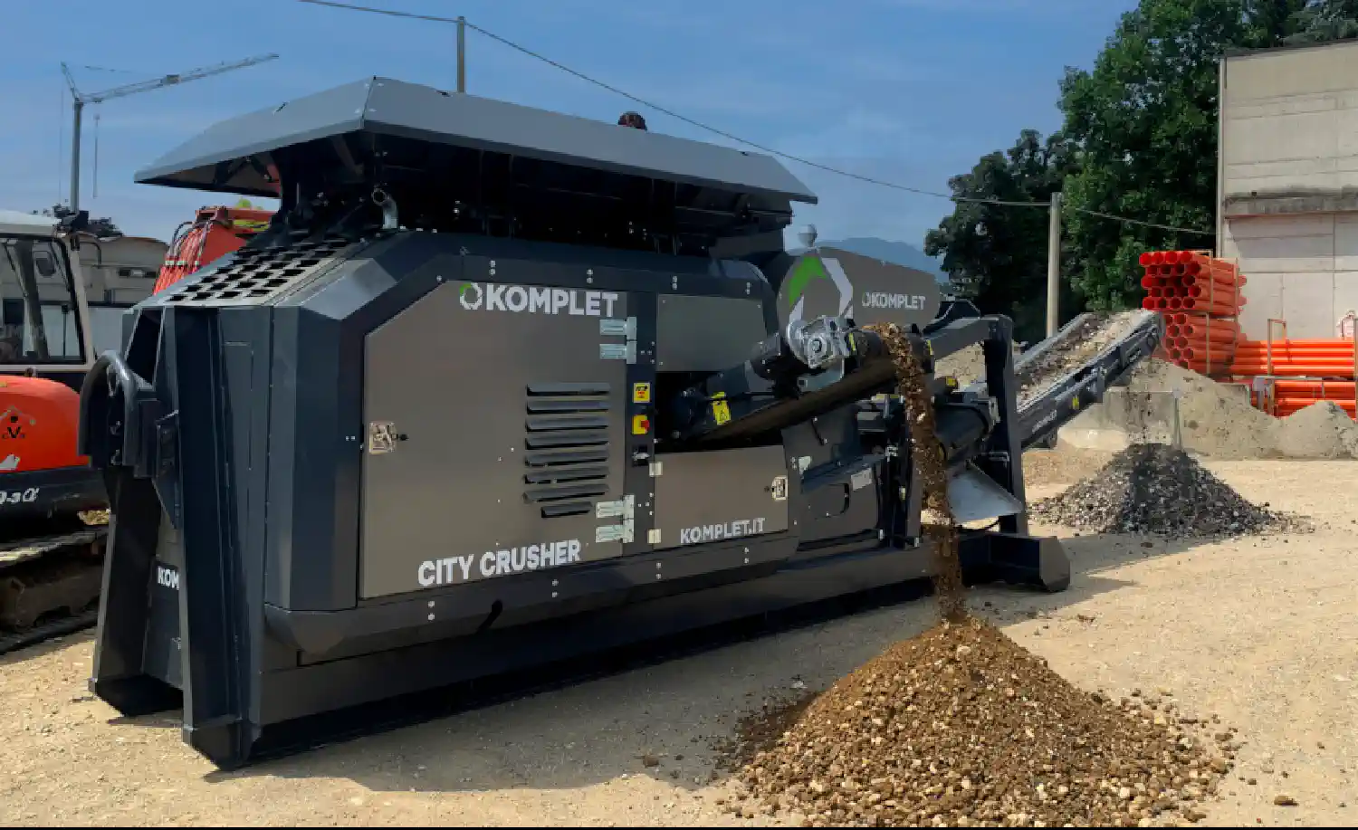 Электрическая щековая дробилка CITY CRUSHER