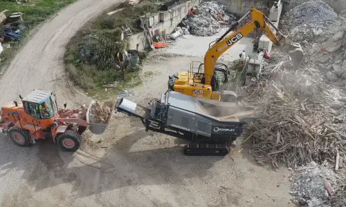 Дробилка Krokodile для измельчения бетона