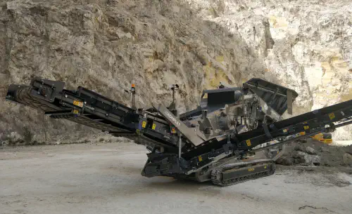 Современный мобильный грохот Kompatto 124 нового поколения