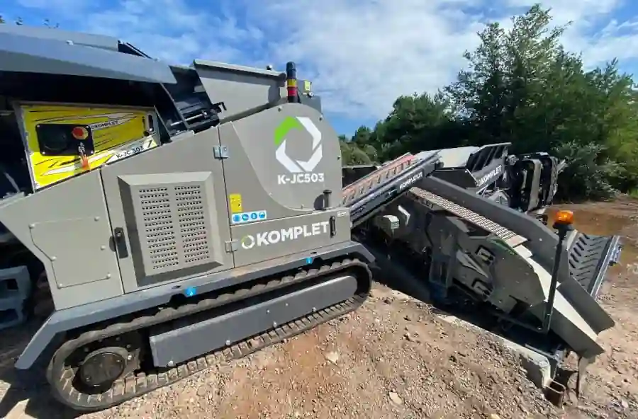 Мобильная щековая дробилка K-JC 503 и грохот Kompatto 221
