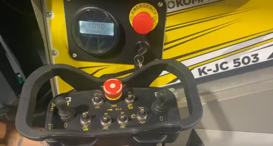 Прицепная щековая дробилка KOMPLET K-JC 503 пульт управления