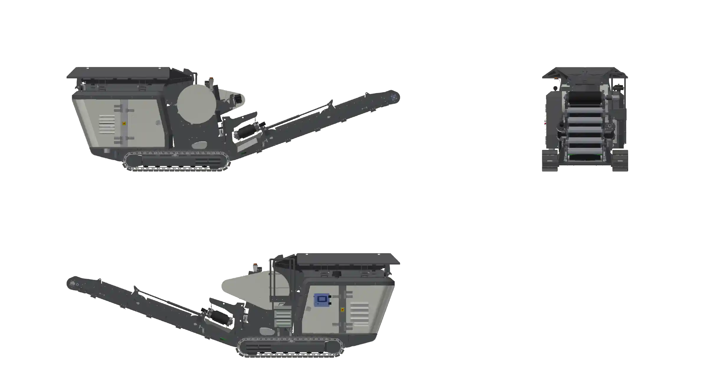 Рабочие размеры дробилки K-JC 704