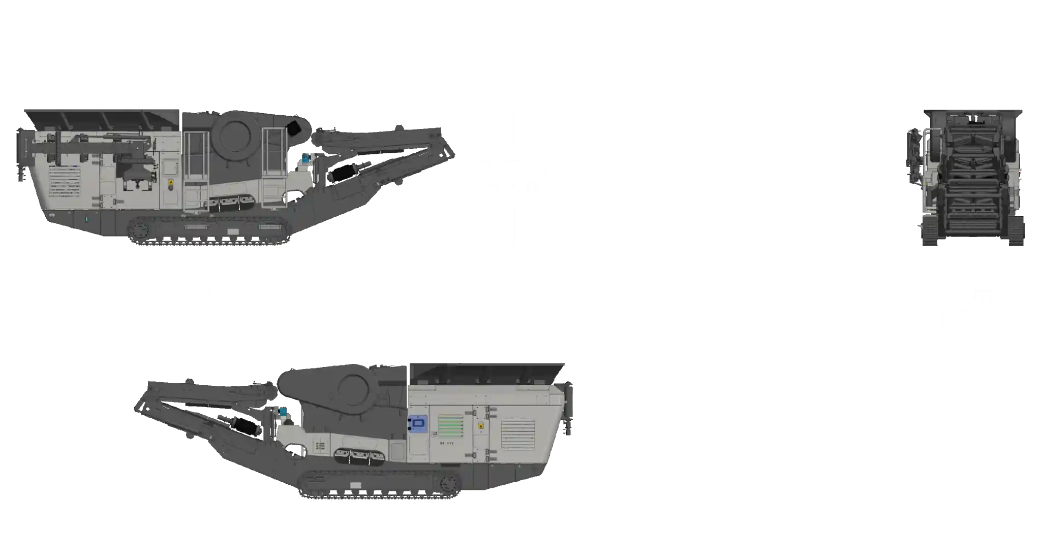 Мобильная щековая дробилка K-JC 805 транспортные размеры