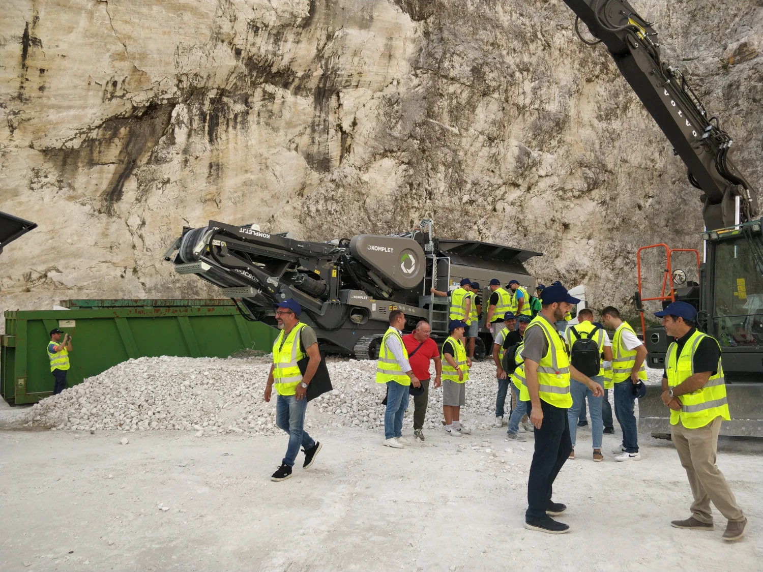 Мобильная щековая дробилка K-JC 805