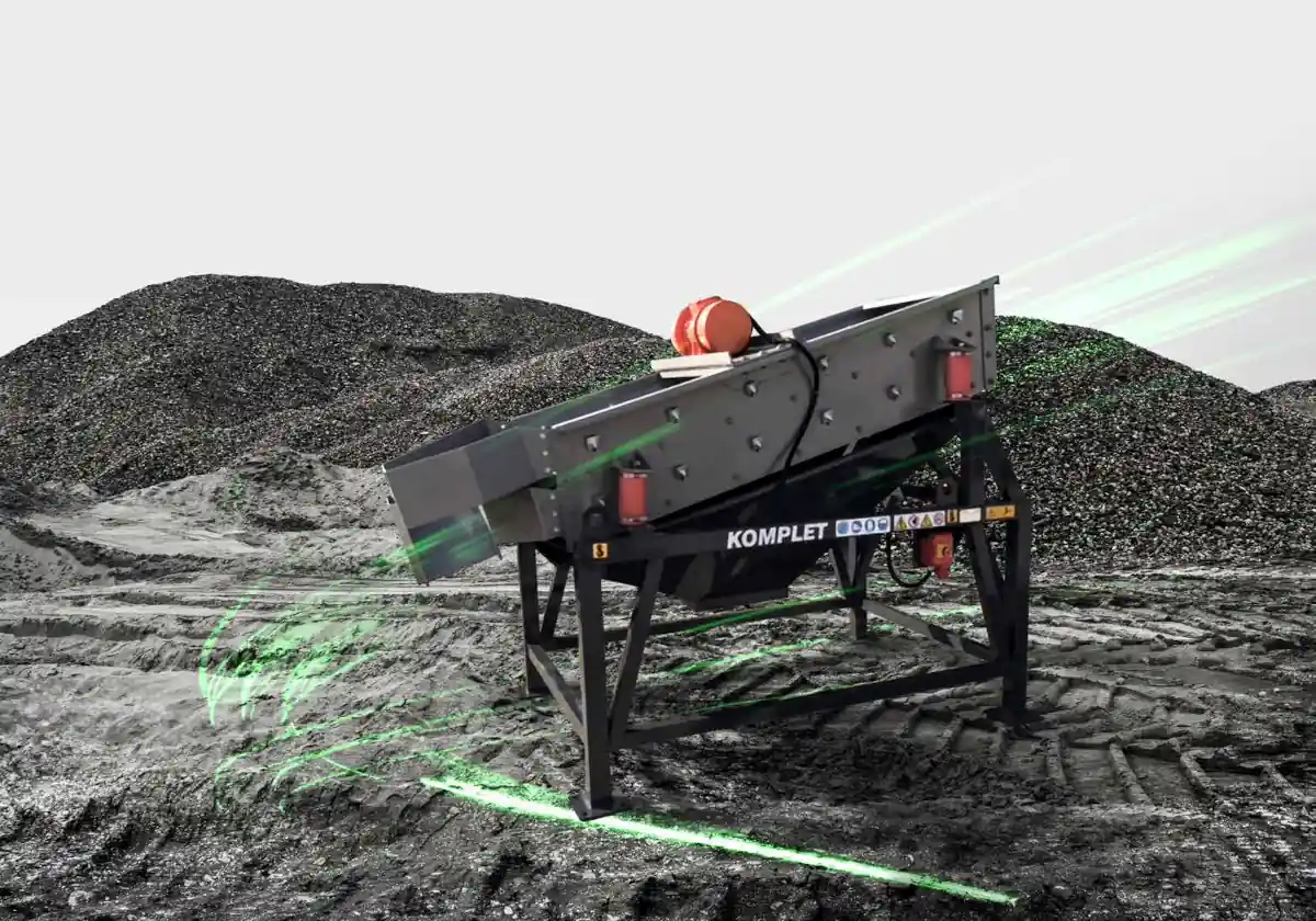 Cтационарный электрический грохот для инертных материалов WV 2080