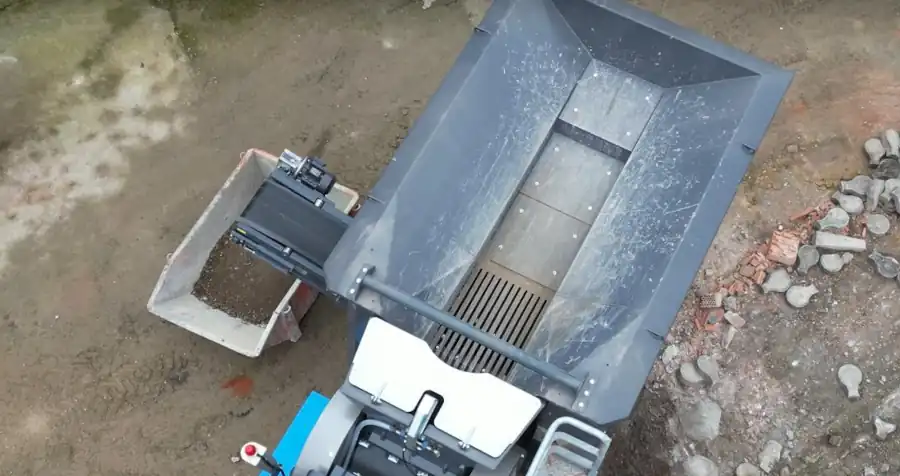 Электрическая дробилка CITY CRUSHER приемный бункер