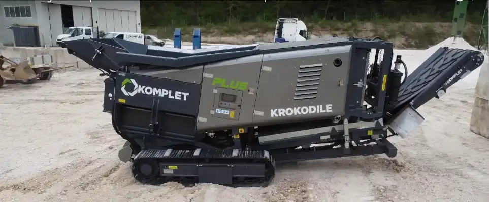 Дробилка Krokodile вид сбоку