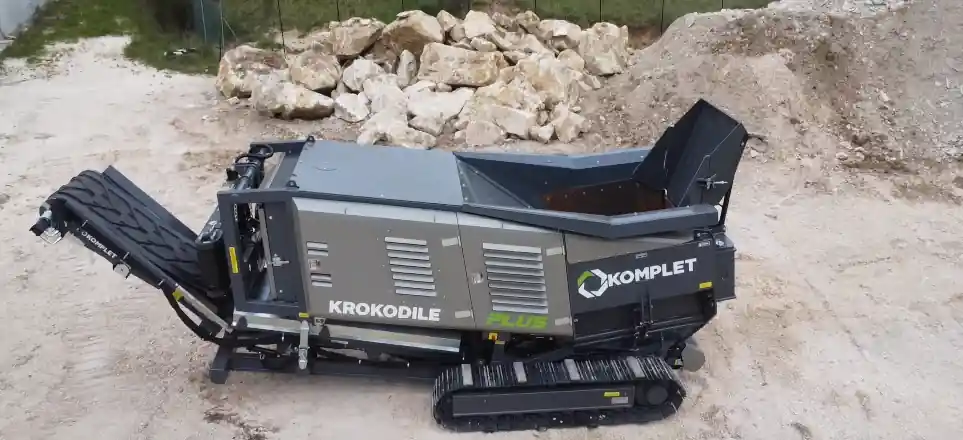 Шреддер Krokodile вид сверху сбоку