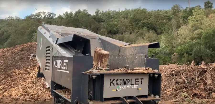 Дробилка Krokodile измельчение древесины