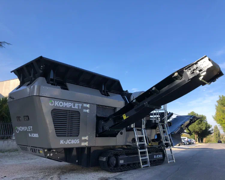 Щековая дробилка для камня, бетона, кирпича в Беларуси K-JC-805